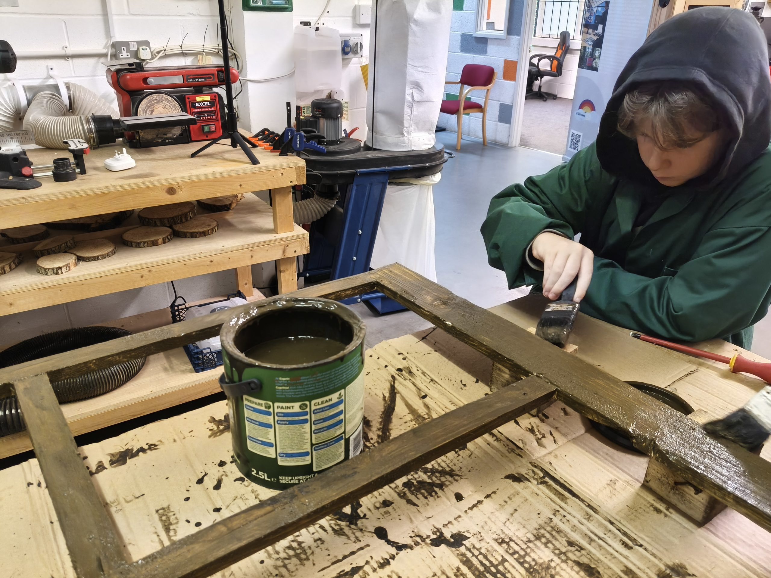 Crafting with Care: FS’s Progress on His Rabbit Hutch Project