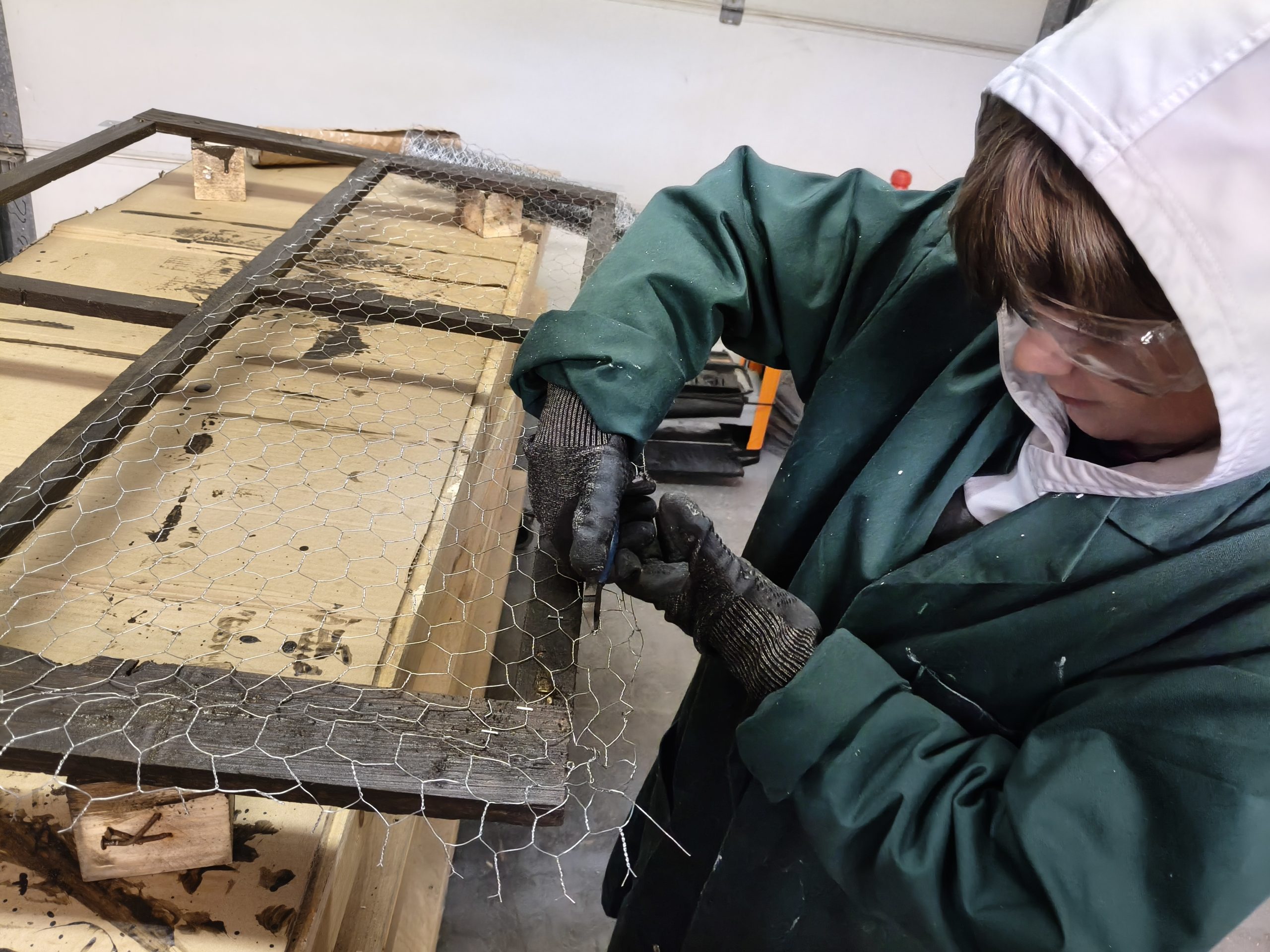 Steady Progress: Fin’s Rabbit Hutch Takes Shape