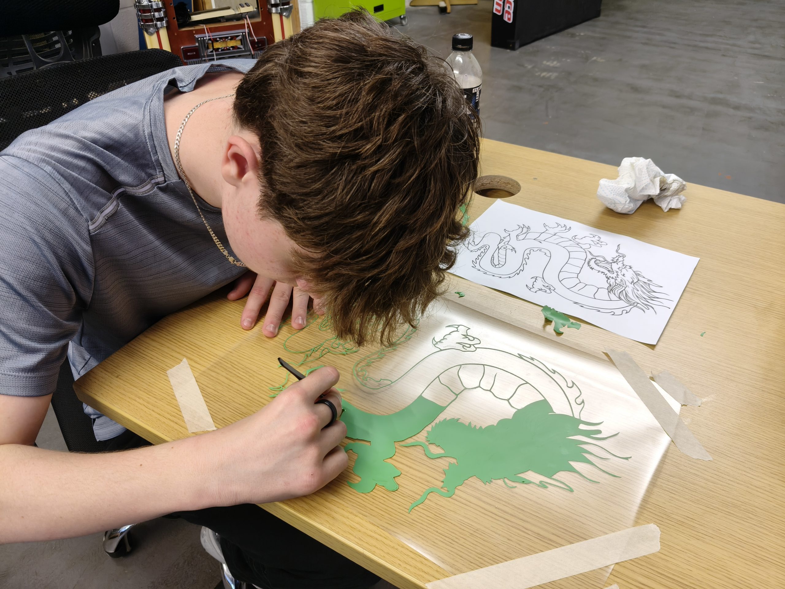 A Creative Milestone: OS Completes His Dragon Design Project