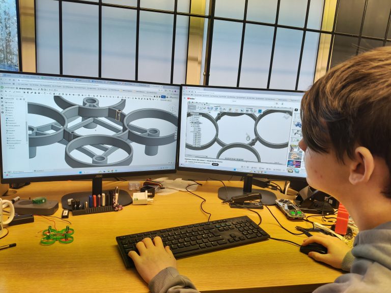 Thinking in 3D: Thomas Advances His Drone Design