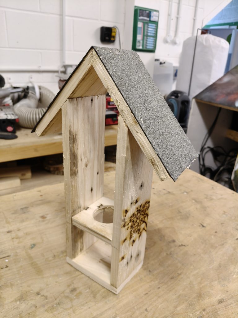 Careful Craftsmanship: ES’s Bird Feeder Takes Shape