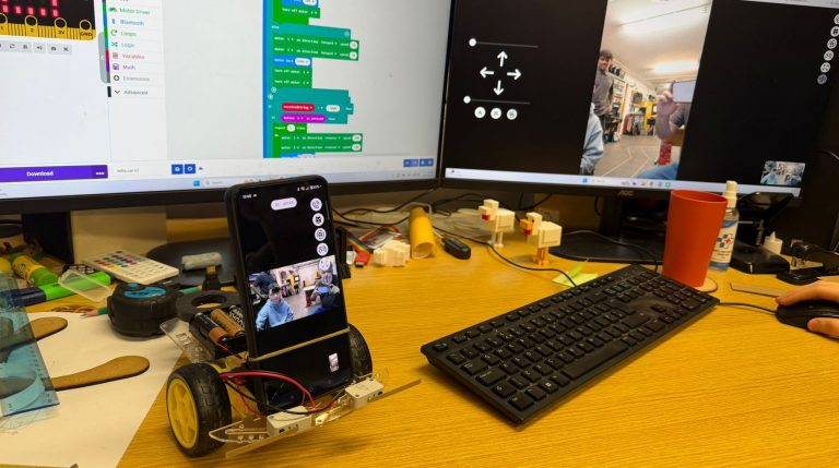 Adding Telepresence to His Robot